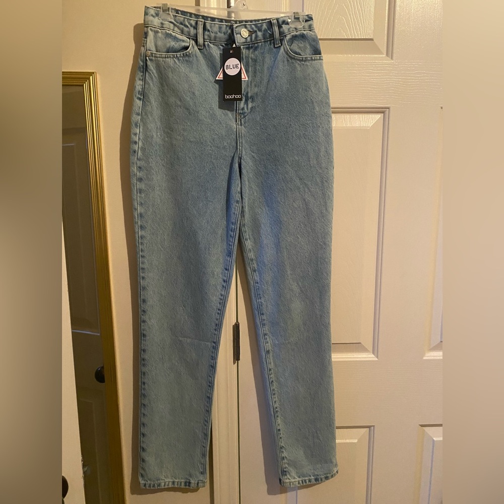 🔥BOOHOO BRAND NEW🔥| BOYFRIEND/MOM STRAIGHT LEG JEANS | DENIM JEANS US 2